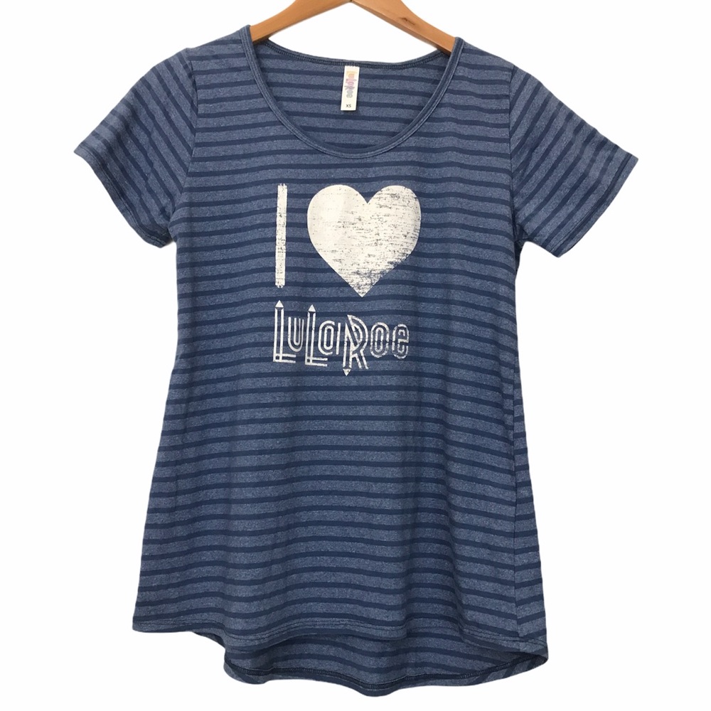 Lularoe Classic Striped Short Sleeve T-shirt